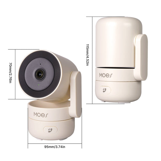 [TUYA Smart Home] MOES Full HD 4MP Wireless WIFI PTZ Security Camera - Polar Tech Australia