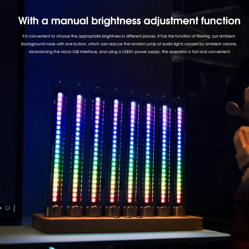 Cargue la imagen en el visor de la galería, Music Spectrum Light VU Meter Analog Glow Tube Level Indicator Pickup Light
