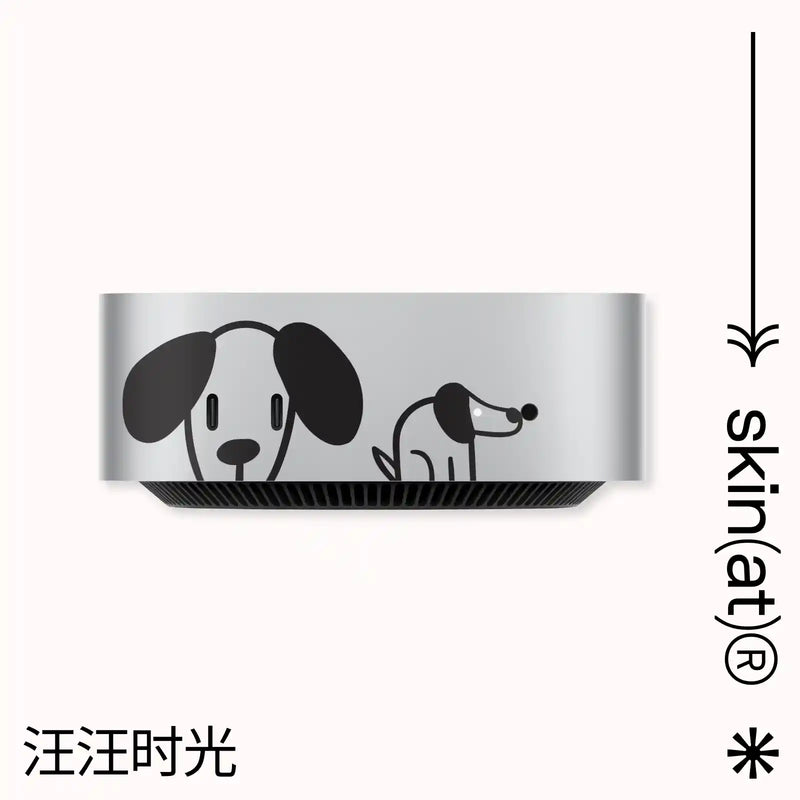 Load image into Gallery viewer, 2024 Mac Mini M4 Desktop Protective Film, Cartoon Creative Cat and Dog Partial Stickers - Polar Tech Australia

