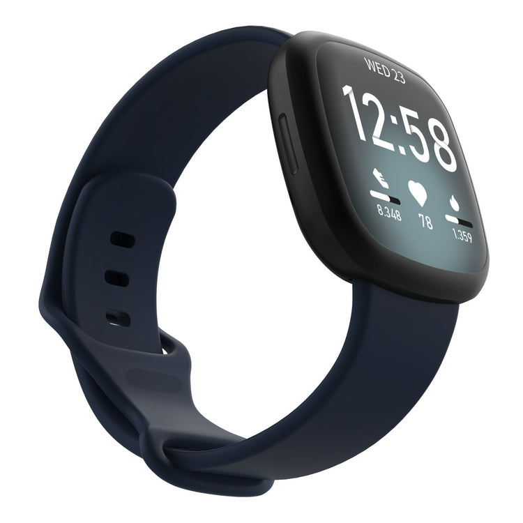 Chargez l&#39;image dans la visionneuse de la galerie, Replacement Silicone Band for Fitbit Versa 3 / 4 / Sense  – Soft, Waterproof, Sport Wrist Strap - Polar Tech Australia
