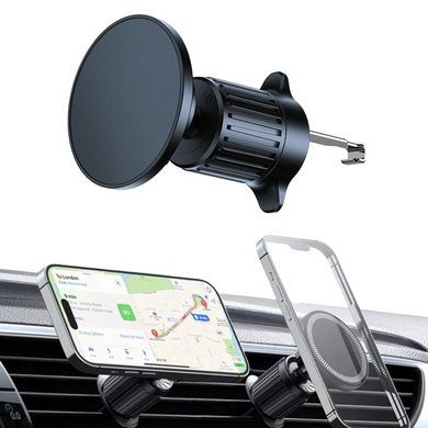 [L13] Universal MagSafe Compatible Aircon Vent Flow Magnet Phone Holder - Polar Tech Australia