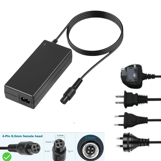 [70W/63V-1.1A][4 Pins] OEM Segway Ninebot Scooter S/Mini PRO/Mini lite / L8 / One A1/ One S2/ S-MAX, N3M240, N3MM240 Replacement Charger - Polar Tech Australia