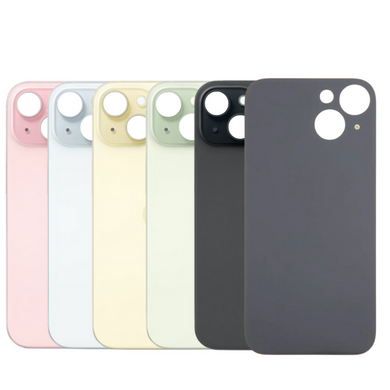 Apple iPhone 15 Plus - Back Rear Replacement Glass Panel (Big Camera Hole) - Polar Tech Australia