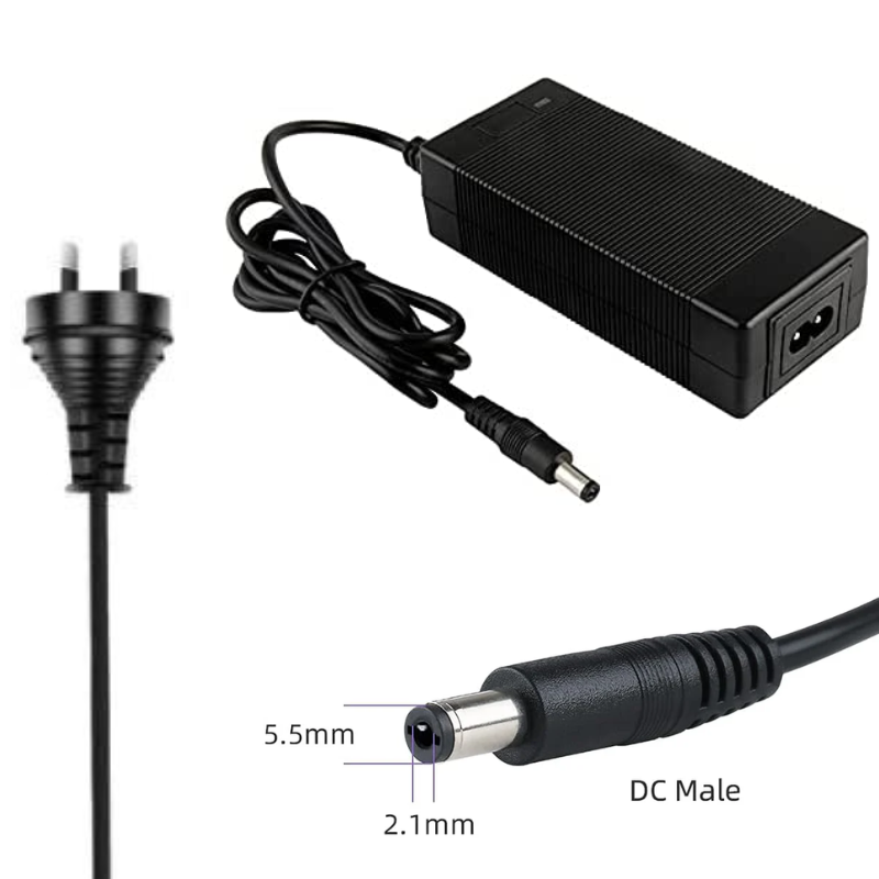 Cargue la imagen en el visor de la galería, [36-42V/2A][5.5X2.1] Universal Electrical Scooter Replacement Charger - Polar Tech Australia
