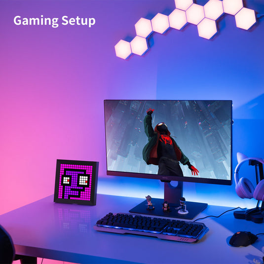 Divoom Pixoo 16x16 Pixel Art LED Display Gaming Room Decor Perfect Gift - Polar Tech Australia