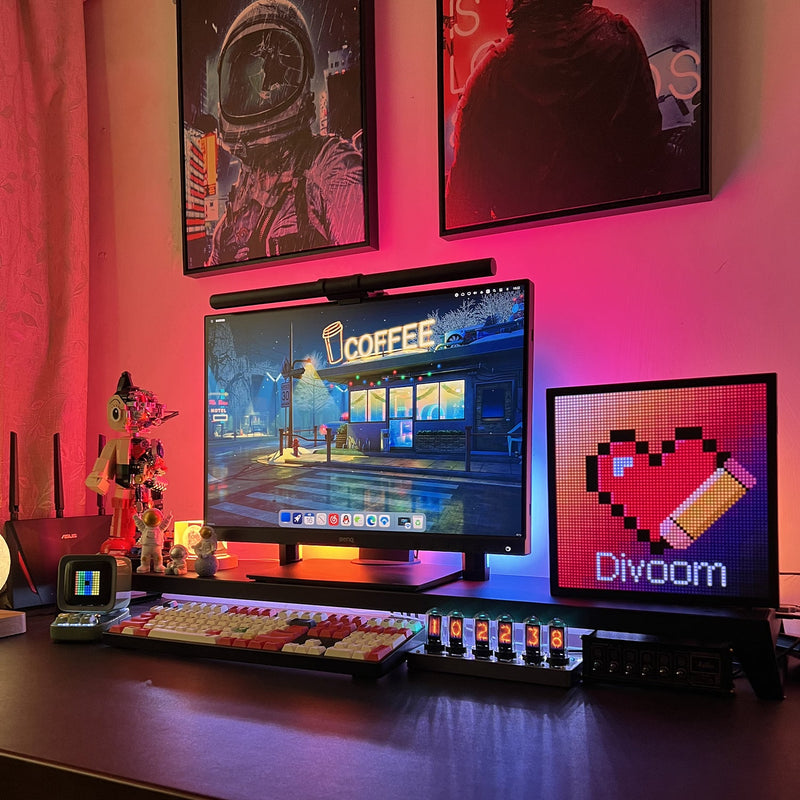 Load image into Gallery viewer, Divoom Pixoo64 64x64 Pixel Art LED Display Social Media Counter Perfect Gift - Polar Tech Australia
