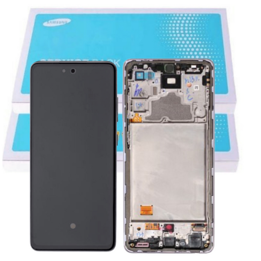 [Samsung Service Pack] [With Frame] Samsung Galaxy A72 (SM-A725/A726) LCD Touch Digitizer Screen Assembly - Polar Tech Australia
