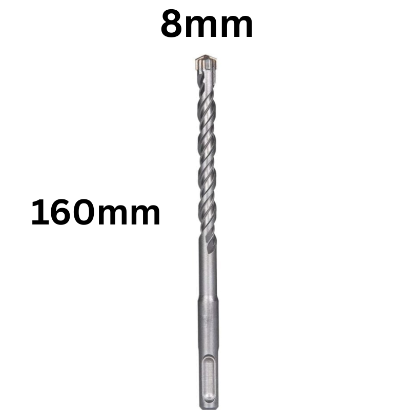 Cargue la imagen en el visor de la galería, 160mm Long Concrete Electric Hammer Bit Cross Carbide Tip Masonry Drill Bits
