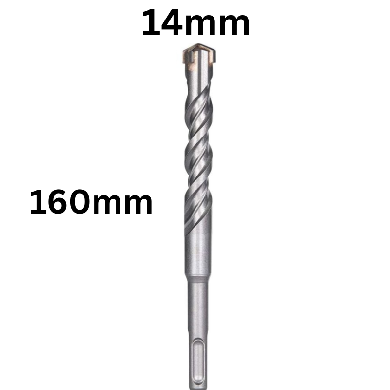 Cargue la imagen en el visor de la galería, 160mm Long Concrete Electric Hammer Bit Cross Carbide Tip Masonry Drill Bits
