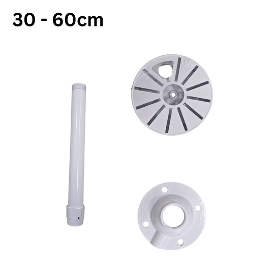 Universal Retractable Extension Aluminum CCTV Dome Camera Wall or Ceiling Mount Bracket Holder - Polar Tech Australia