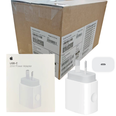[10Pcs Box] Apple iPhone & iPad 20W Fast PD Type-C USB-C Port Wall Charger Traveller Power Adapter - (AU Plug)