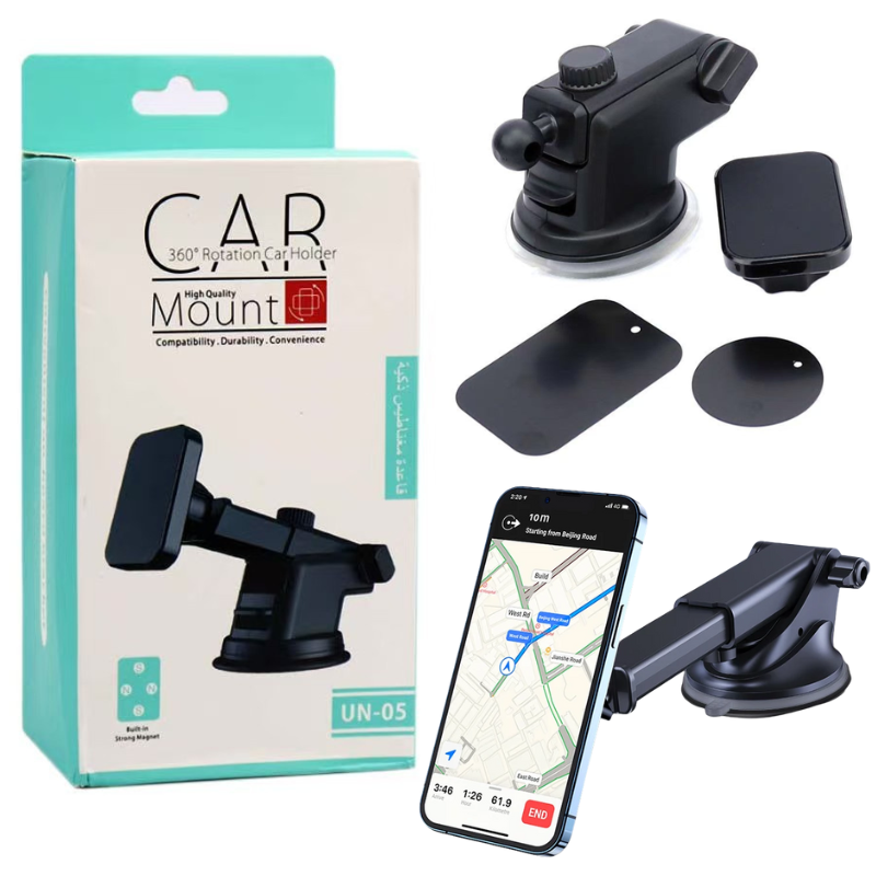 Chargez l&#39;image dans la visionneuse de la galerie, [UN-05] Universal Super Strong Magnetic Magnet Mobile Phone Holder Handlebar Mount Holder
