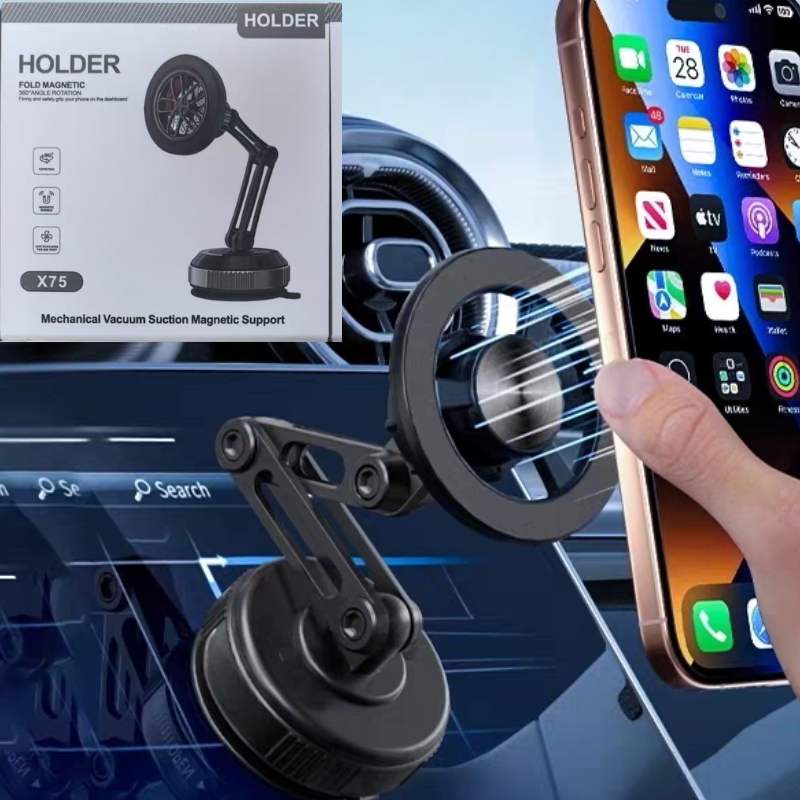 Chargez l&#39;image dans la visionneuse de la galerie, [X75] Universal Super Strong MagSafe Magnetic Magnet Mobile Phone Holder Handlebar Mount Holder

