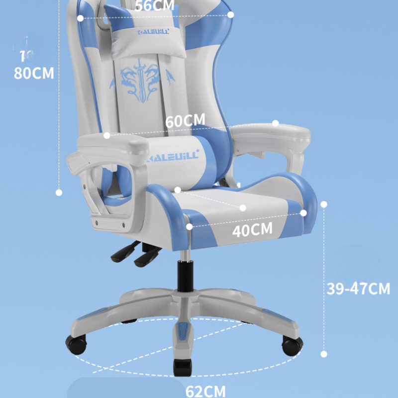 Load image into Gallery viewer, PU Leather Gaming Chair Swivel Computer office Chair
