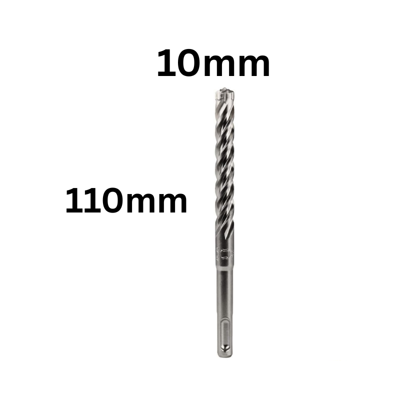 Cargue la imagen en el visor de la galería, 110mm Long Concrete Electric Hammer Bit Cross Carbide Tip Masonry Drill Bits
