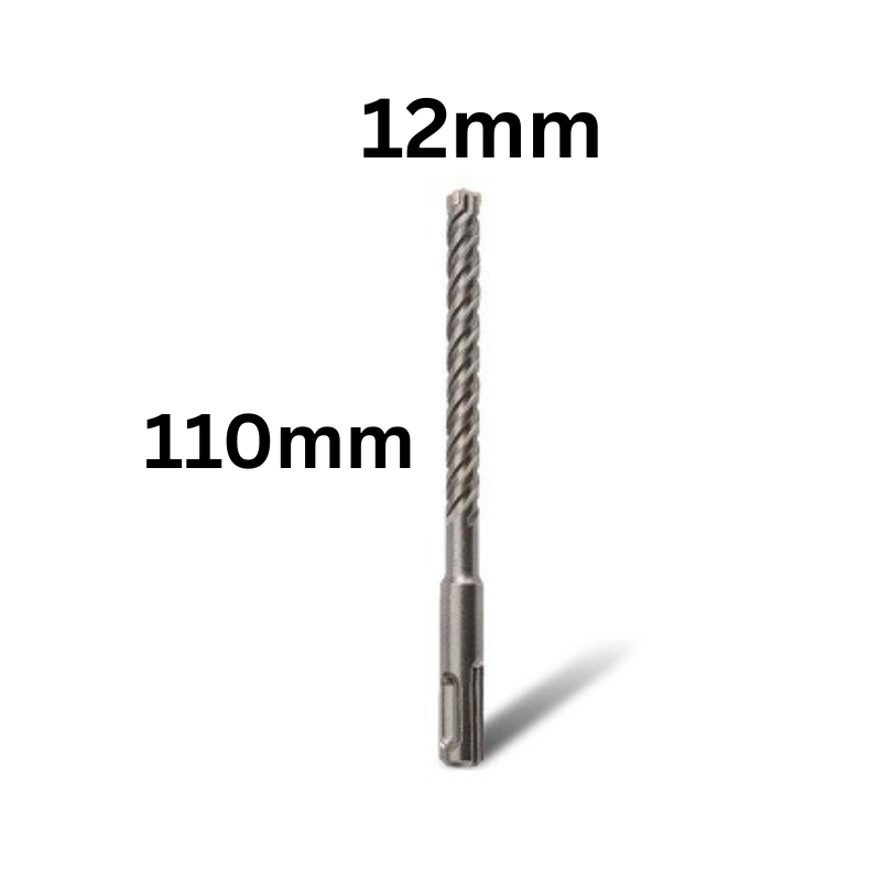 Cargue la imagen en el visor de la galería, 110mm Long Concrete Electric Hammer Bit Cross Carbide Tip Masonry Drill Bits
