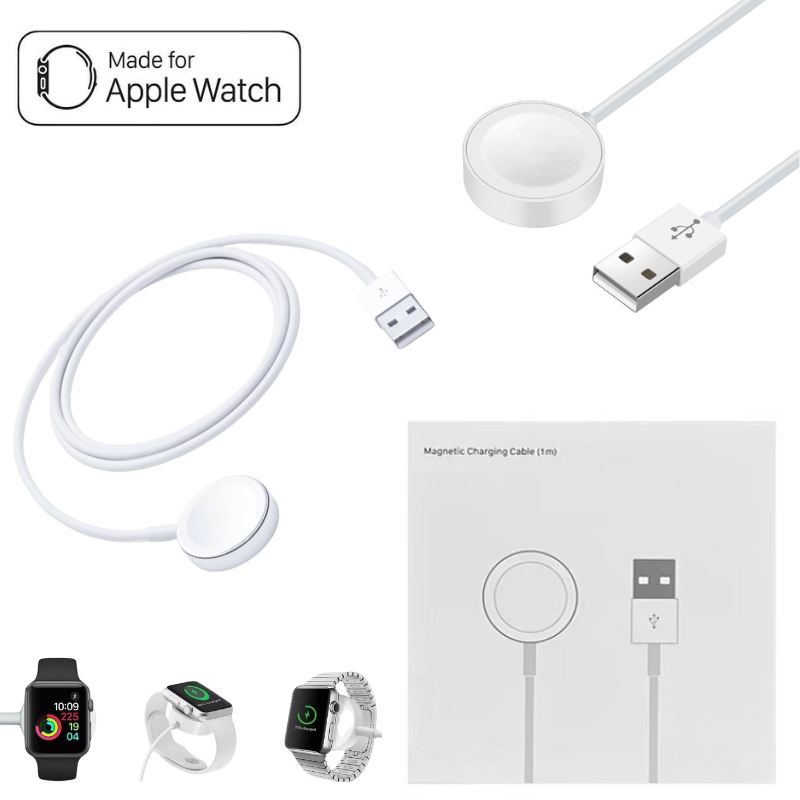 Chargez l&#39;image dans la visionneuse de la galerie, [USB-A Port] Apple Watch Magnetic Wireless Charger Charging Cable Cord
