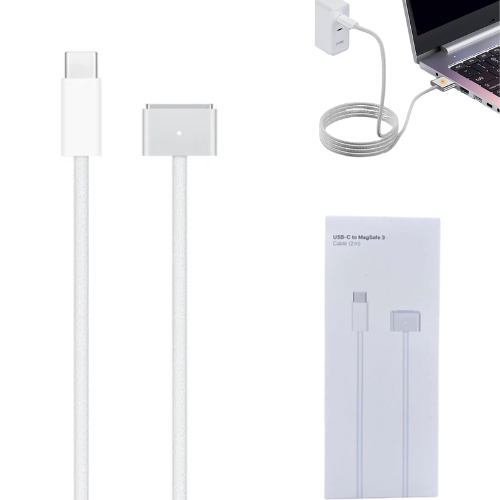 Chargez l&#39;image dans la visionneuse de la galerie, [2M] Type-C / USB-C to Magsafe 3 PD 140W Braided Heavy Duty Cable - Polar Tech Australia
