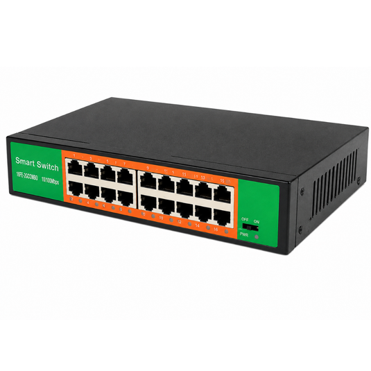 [JYY-6016G] 16-Port Fast Ethernet Network Switch