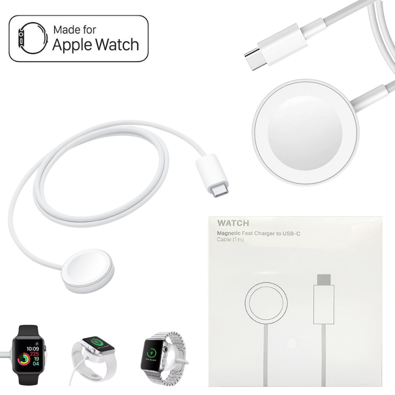 Chargez l&#39;image dans la visionneuse de la galerie, [USB-C Port] Apple Watch Magnetic Wireless Charger Charging Cable Cord
