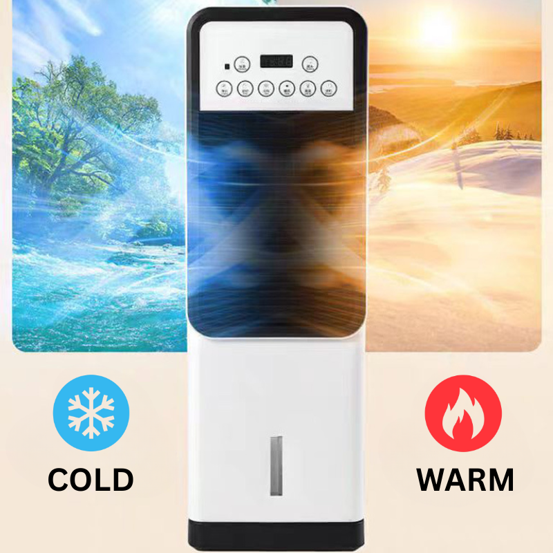 Load image into Gallery viewer, Portable Heater &amp; Cooler Bladeless Fan Heater Air Conditioner
