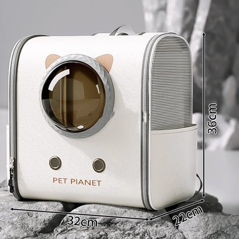 Load image into Gallery viewer, [Up to 6KG] Portable Lightweight Breathable Mesh Transparent Window Pet Cat Dog Carrying Bag
