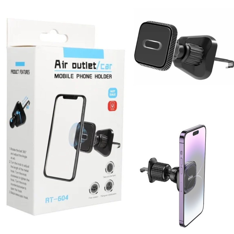 Chargez l&#39;image dans la visionneuse de la galerie, [RT-604] Universal MagSafe Compatible Aircon Vent Flow Magnet Phone Holder
