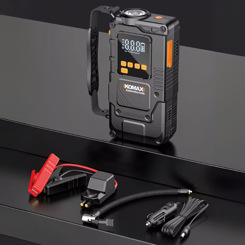 Chargez l&#39;image dans la visionneuse de la galerie, 4 in 1 Komax Super Energy Portable Car Wireless Jump Starter &amp; LED Light &amp; Air Pump
