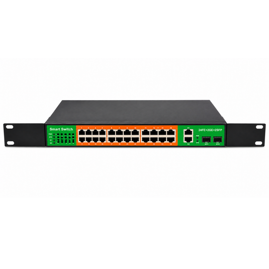 [JYY-6028GE] Rack-mountable 26-Port Fast Ethernet Network Switch