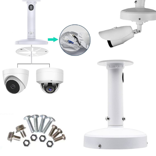 [Fixed Length] Universal Aluminium CCTV Dome Camera Ceiling Mount Extension Bracket Holder - Polar Tech Australia