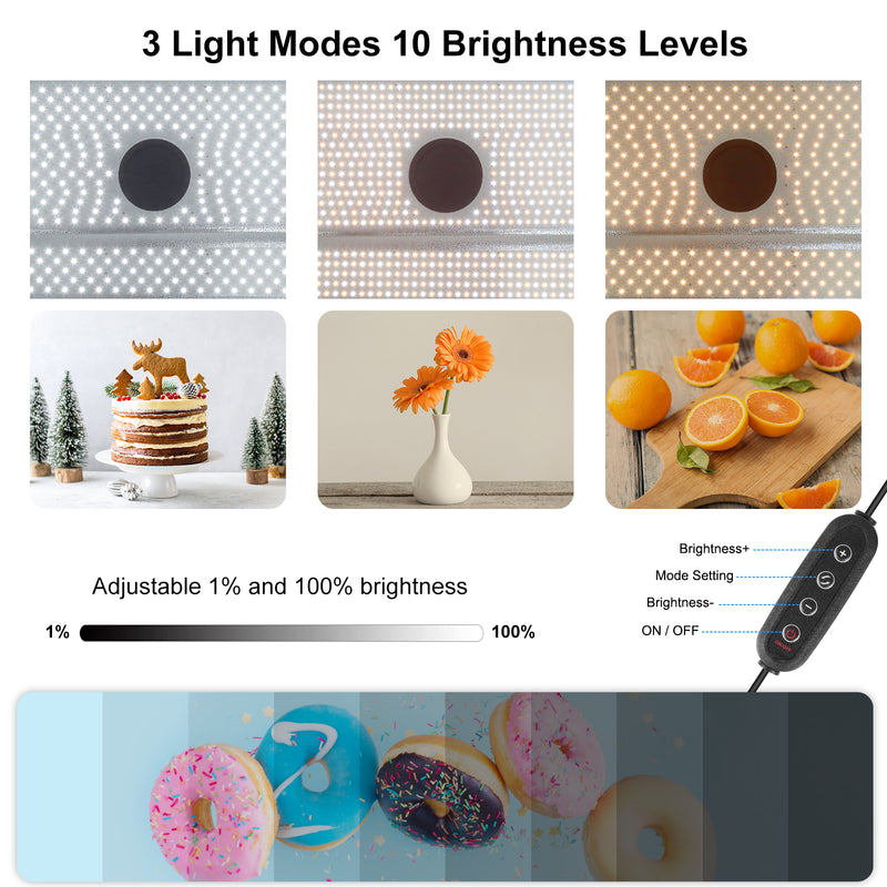 Chargez l&#39;image dans la visionneuse de la galerie, PULUZ Photo Studio Light Box – Portable 60 × 40cm Cuboid Photography Tent Kit with 4 Backdrops
