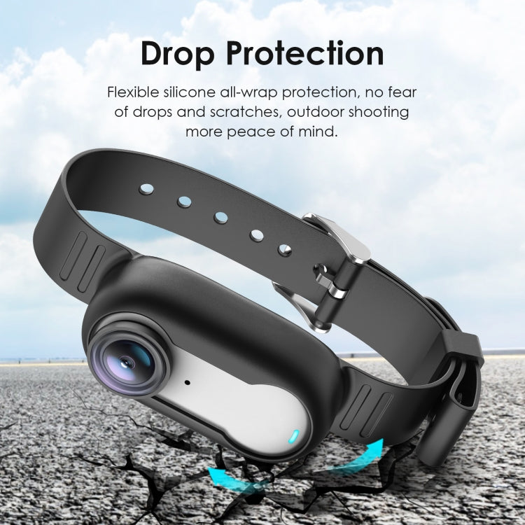 Load image into Gallery viewer, Insta360 GO 3 / GO 3S PULUZ Camera Silicone Case Wristband Bicycle Strap Extension Mount - Polar Tech Australia
