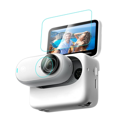 Cargue la imagen en el visor de la galería, Insta360 GO 3 / GO 3S PULUZ 2 in 1 Screen and Lens Tempered Glass Film - Polar Tech Australia
