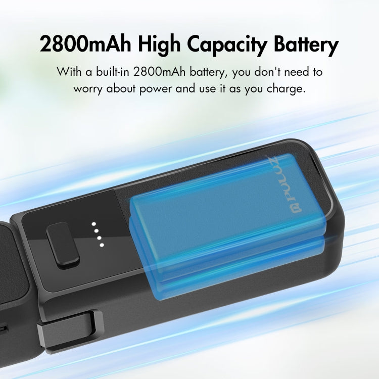 Load image into Gallery viewer, DJI Osmo Pocket 3 PULUZ High-Capacity 2800mAh Battery Grip (Black) - Polar Tech Australia
