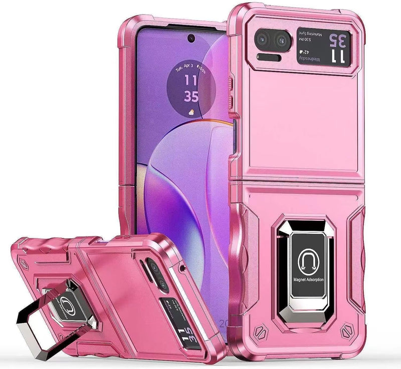 Chargez l&#39;image dans la visionneuse de la galerie, [Built-in Kickstand] Motorola Moto Razr 40/Razr 2023 - Military Grade TPU+PC Shockproof Heavy Duty Case - Polar Tech Australia
