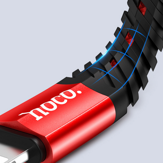 [X38][25CM Short][Heavy Duty][USB To Lightning] HOCO Universal Traveling Fast Charging USB Cable For Apple Lightning Device - Polar Tech Australia