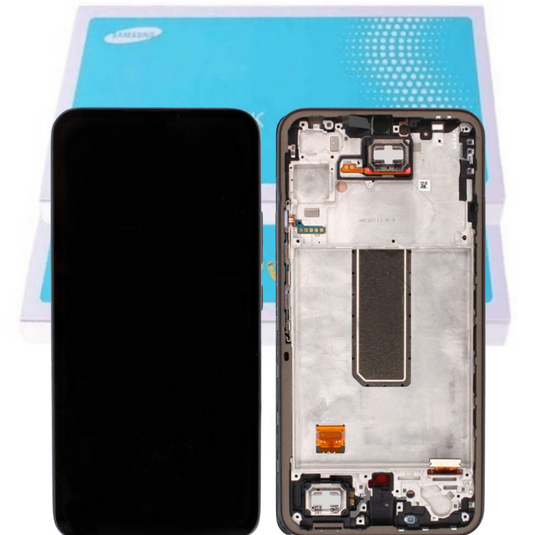 [Samsung Service Pack] Samsung Galaxy A54 5G (SM-A546) AMOLED LCD Touch Digitizer Screen Assembly With Frame - Polar Tech Australia