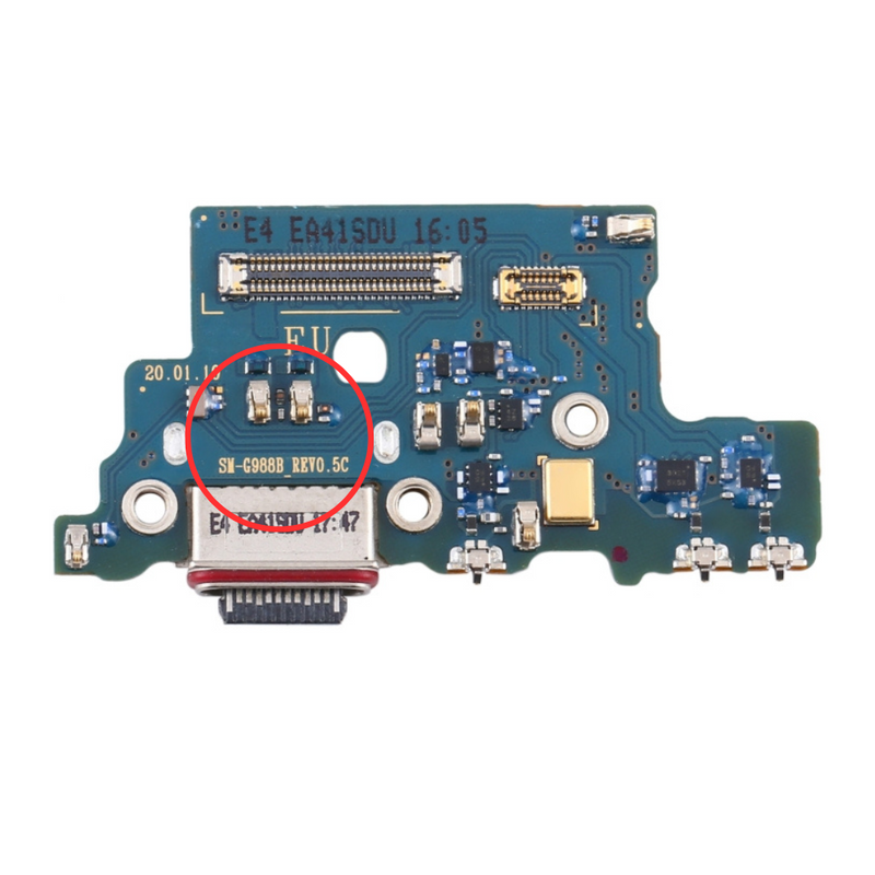 Load image into Gallery viewer, Samsung Galaxy S20 Ultra 5G (SM-G988B) Charging Port Charger Connector Sub Board - Polar Tech Australia
