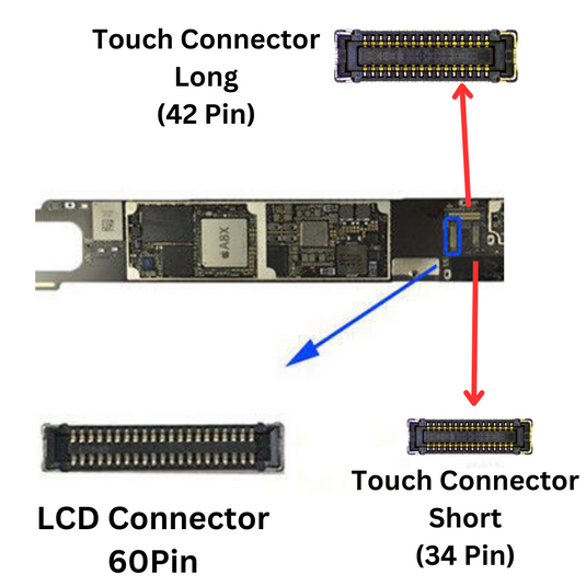 Apple iPad Air 2 Touch Digitizer LCD Display FPC Motherboard Connector - Polar Tech Australia