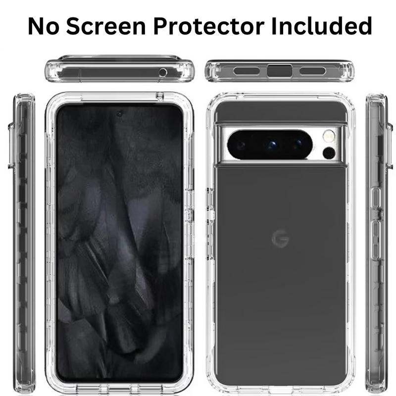 Load image into Gallery viewer, Google Pixel 7A - TPU 2 in1 Full Covered Clear Transparent Protection Heavy Duty Case - Polar Tech Australia
