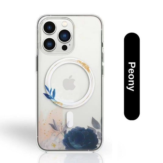 [MagSafe Compatible][Flower Series] Apple iPhone 15/15 Plus/15 Pro/Max Magnetic Transparent Case Cover - Polar Tech Australia