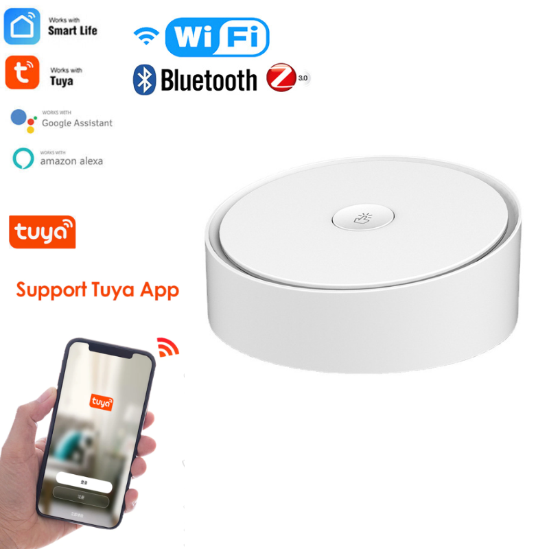 Chargez l'image dans la visionneuse de la galerie, [TUYA Smart Home] Moes Universal Zigbee &amp; Bluetooth Multifunction Wireless Gateway Linkage Bridge Hub Remote Controller
