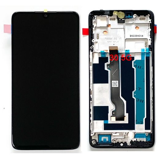 TCL 30 5G - LCD Touch Digitizer Screen Display Assembly - Polar Tech Australia
