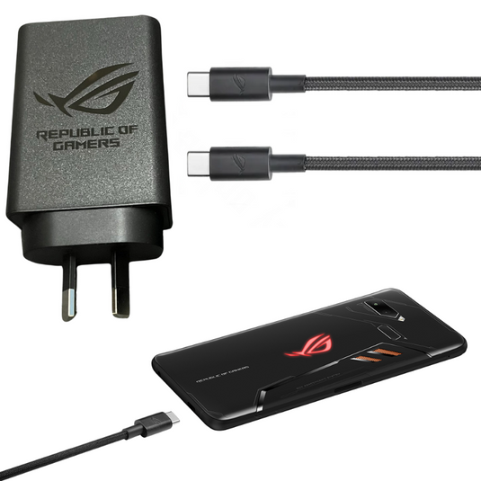 [30W][Type-C] ASUS USB C Rog 3/5/6/7 Super Fast Charger Travel Adapter & Charging Cable - Polar Tech Australia