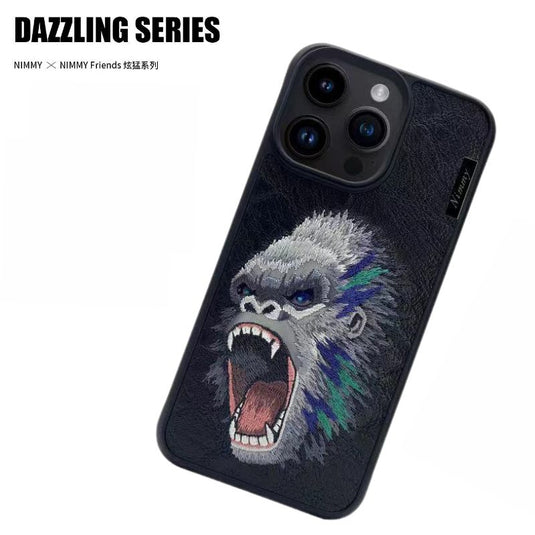 Samsung S24 Ultra Nimmy 3D Back Cover & Case - Wolf, Gorilla