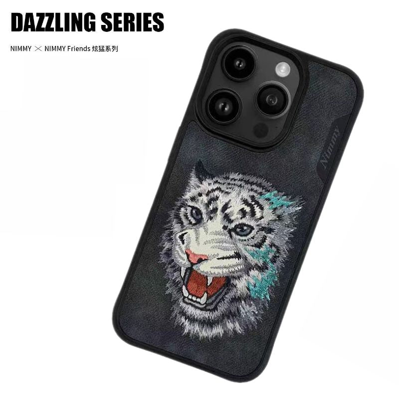 Load image into Gallery viewer, Nimmy Dazzling Series iPhone 15/Pro/Max Embroidery 3D Cool Case - Polar Tech Australia
