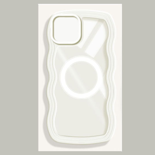 [MagSafe Compatible][Wave Series] Apple iPhone 15/15 Plus/15 Pro/Max Magnetic Transparent Case Cover - Polar Tech Australia