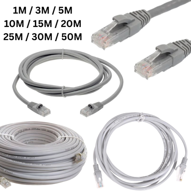 [1M/3M/5M/10M/15M/20M/25M/30M] Câble réseau Ethernet Internet Cat5e préfabriqué