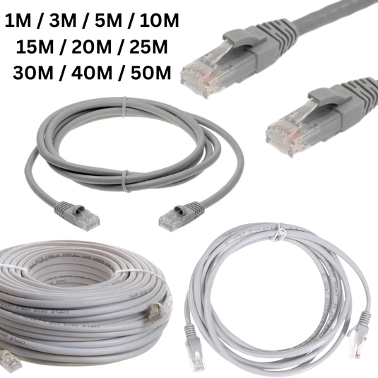 [1M/3M/5M/10M/15M/20M/25M/30M] Cable de red Ethernet de Internet prefabricado Cat5e