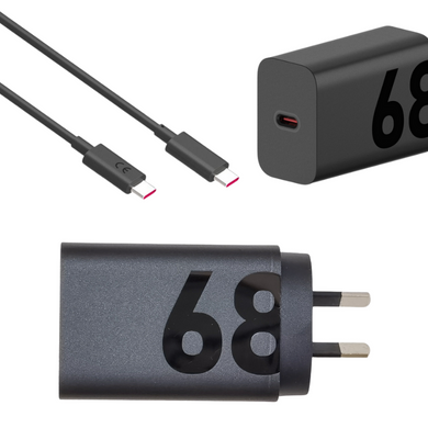 [With Cable] Motorola TurboPower™ 68W Wall Charger PD Type-C  Port Wall Travelling Charger Adapter -  (SAA Approved/AU Plug) - Polar Tech Australia
